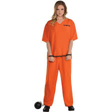 orange prisoner costume